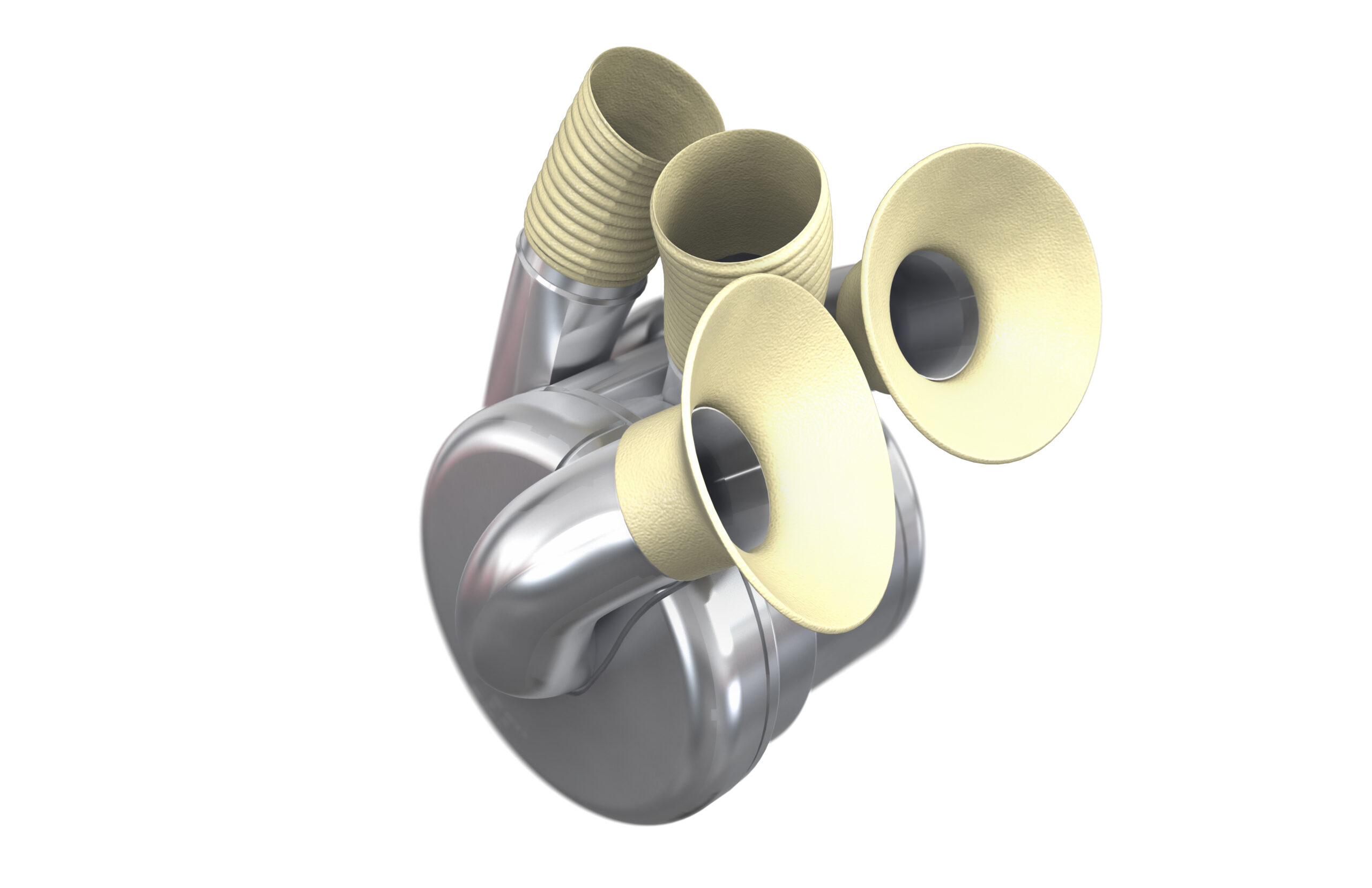 Titanium artificial heart